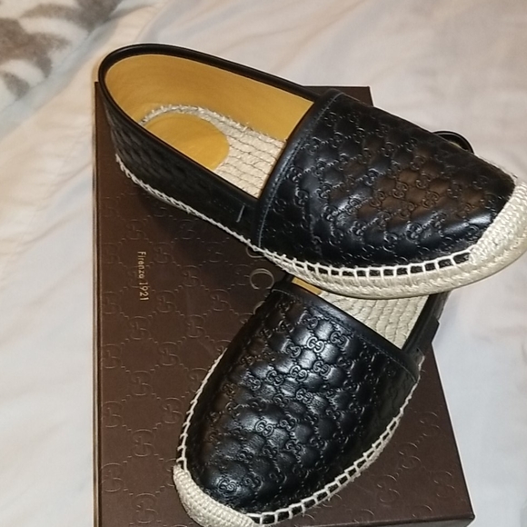 Gucci leather Espadrilles 37/7 - Picture 4 of 11